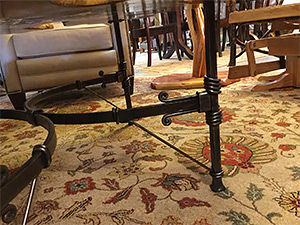 Cypress tree table base