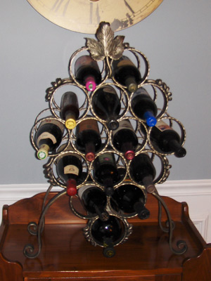 15 Bottle Wine Rack